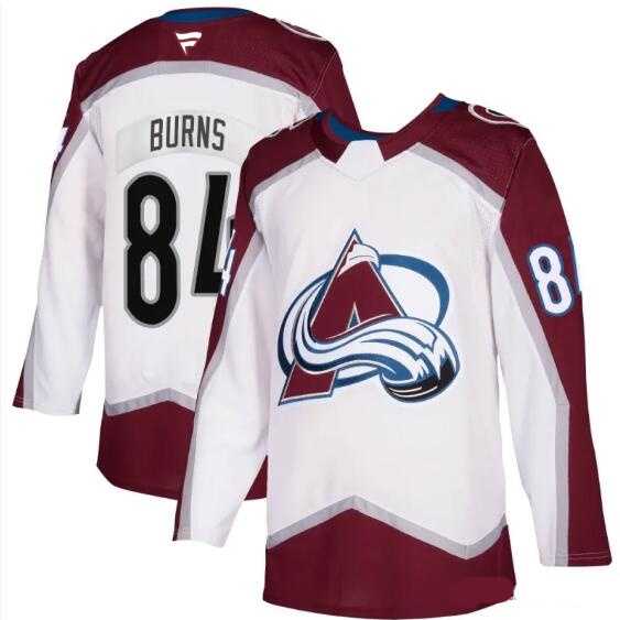 Mens Colorado Avalanche #84 Brent Burns Fanatics Burgundy White Away Jersey Dzhi->->NHL Jersey Mens Colorado Avalanche #84 Brent Burns Fanatics Burgundy White Away Jersey Dzhi->->NHL Jersey