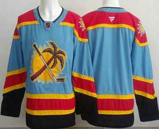 Mens Florida Panthers Blank Blue Authentic Jersey