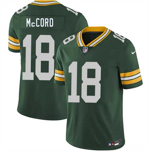 Mens Green Bay Packers #18 Kyle McCord Green 2026 Vapor Untouchable Limited Stitched Jersey
