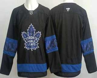Mens Toronto Maple Leafs Blank Black Alternate Authentic Jersey