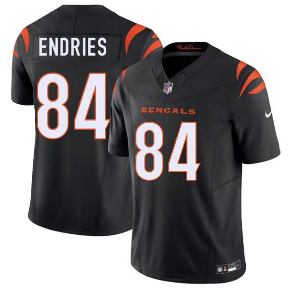 Mens Cincinnati Bengals #84 Jack Endries Black 2026 Draft F.U.S.E. Vapor Untouchable Limited Stitched Jersey Dzhi