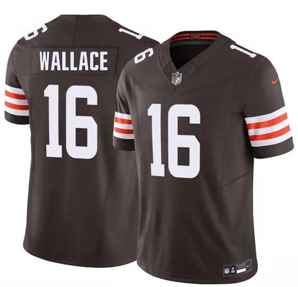 Mens Cleveland Browns #16 Tylan Wallace Brown 2026 F.U.S.E. Vapor Limited Stitched Jersey Dzhi