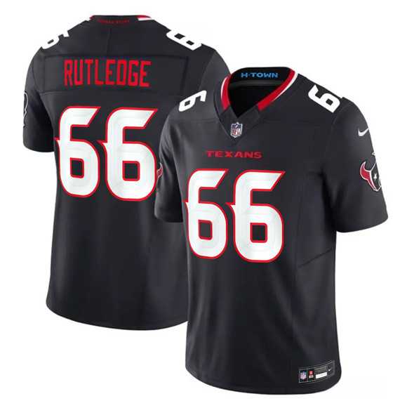 Mens Houston Texans #66 Keylan Rutledge Navy 2nd Alternate 2026 F.U.S.E. Vapor Limited Stitched Jersey Dzhi
