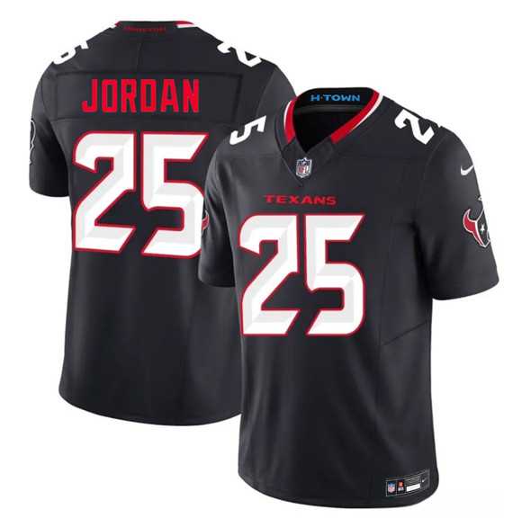 Mens Houston Texans #25 Jawhar Jordan Navy 2nd Alternate 2026 F.U.S.E. Vapor Limited Stitched Jersey Dzhi