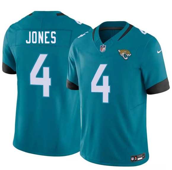 Mens Jacksonville Jaguars #4 Jarrian Jones Teal 2026 F.U.S.E. Vapor Untouchable Limited Stitched Jersey Dzhi