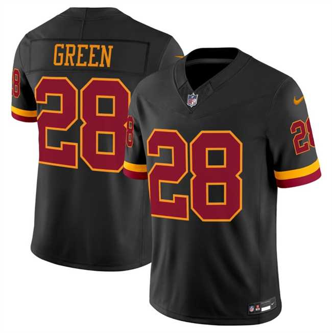 Mens Washington Commanders #28 Darrell Green Black 2026 F.U.S.E. Hail Raiser Alternate Vapor Limited Stitched Jersey Dzhi