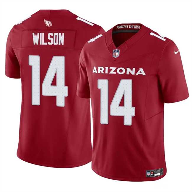 Men & Women & Youth Arizona Cardinals #14 Michael Wilson Red 2025 F.U.S.E. Vapor Untouchable Limited Stitched Jersey