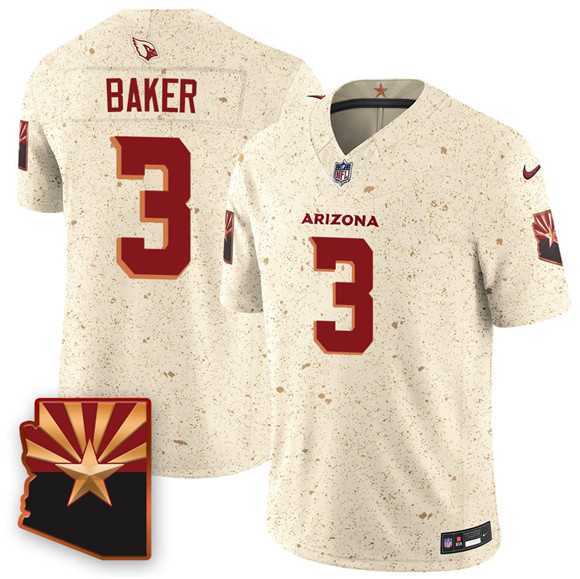 Mens Arizona Cardinals #3 Budda Baker 2025 F.U.S.E. Rivalries Vapor Untouchable Limited Stitched Jersey Dzhi