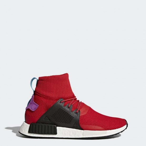 Mens Scarlet/Core Black/Shock Purple Adidas Originals Nmd_xr1 Winter Shoes 123KJNVG->Adidas Men->Sneakers