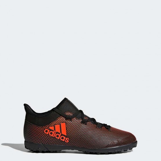 Kids Core Black/Infrared/Warning Adidas X Tango 17.3 Turf Soccer Cleats 124KVWJM->Adidas Kids->Sneakers