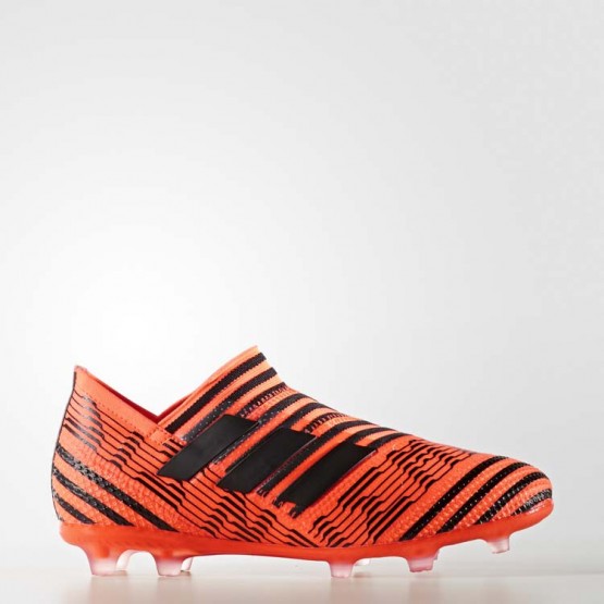 Kids Solar Orange/Black/Infrared Adidas Nemeziz 17+ 360 Agility Firm Ground Cleats Soccer Cleats 129SNDJK->Adidas Kids->Sneakers