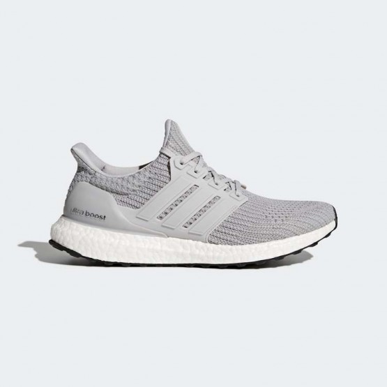 Mens Grey/Core Black Adidas Ultraboost Running Shoes 137SDGVF->Adidas Men->Sneakers