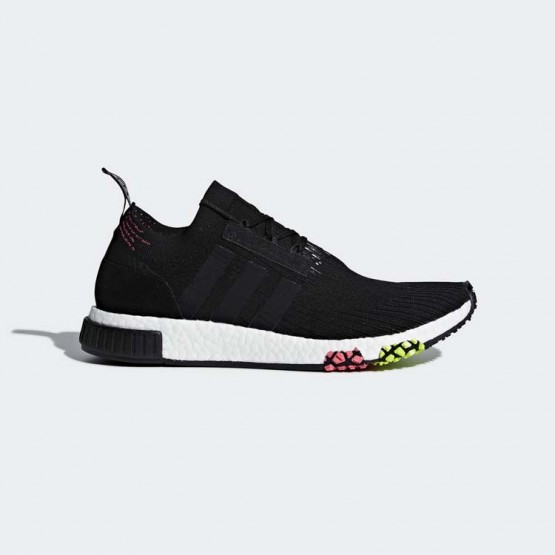 Mens Core Black/Solar Pink Adidas Originals Nmd_racer Primeknit Shoes 138DHIVM->Adidas Men->Sneakers