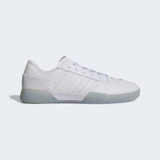 Mens White/Gold Metallic Adidas Originals City Cup Shoes 140EDPWS->Adidas Men->Sneakers