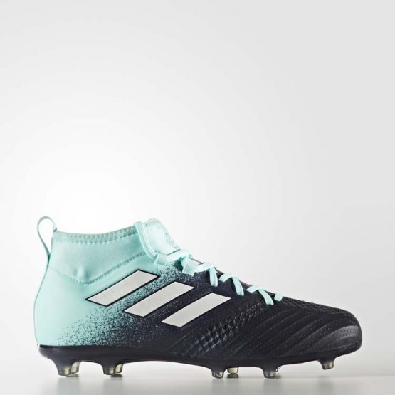 Kids Light Blue/Black Adidas Ace 17.1 Firm Ground Cleats Soccer Cleats 150IUJPQ->Adidas Kids->Sneakers