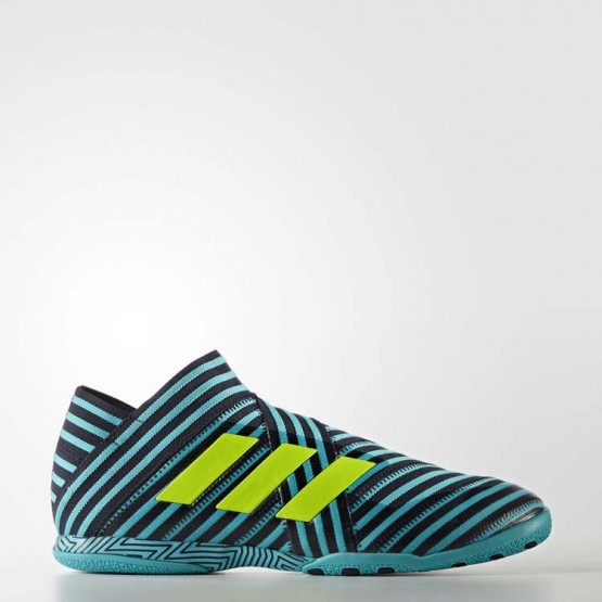 Mens Legend Ink/Solar Yellow/Energy Blue Adidas Nemeziz Tango 17+ 360 Agility Indoor Soccer Cleats 222QRKPG->Adidas Men->Sneakers