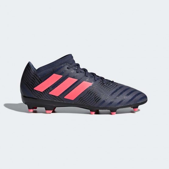 Womens Trace Blue/Black Adidas Nemeziz 17.3 Firm Ground Cleats Soccer Cleats 243HECLY