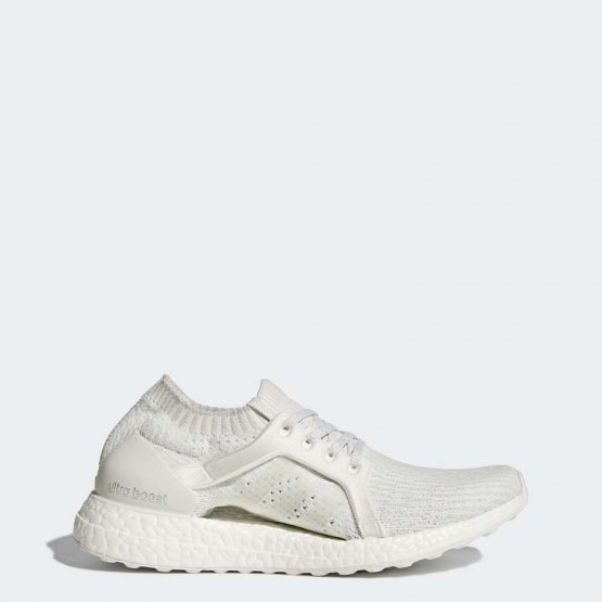 Womens White/Crystal White Adidas Ultraboost X Running Shoes 264TSXMP->Adidas Women->Sneakers