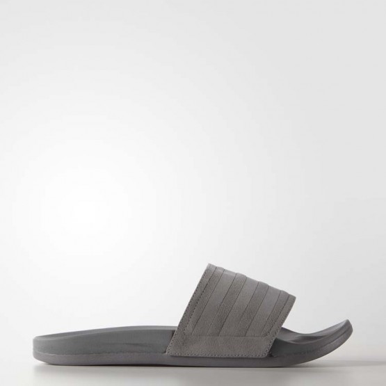 Mens Grey/Vista Grey Adidas Adilette Ultra Explorer Slides Training Shoes 302AKSHF->Adidas Men->Sneakers