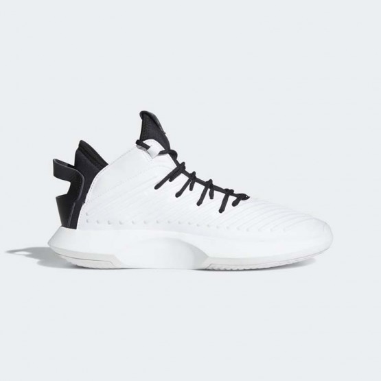 Mens White/Core Black Adidas Originals Crazy 1 Adv Shoes 328RPLIZ