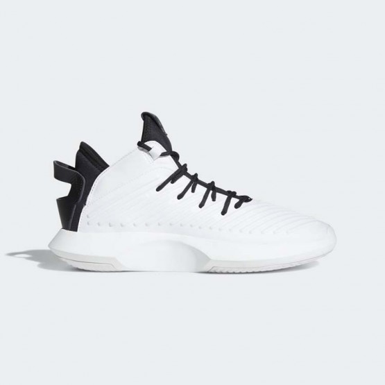 Mens White/Core Black Adidas Originals Crazy 1 Adv Shoes 328RPLIZ->Adidas Men->Sneakers