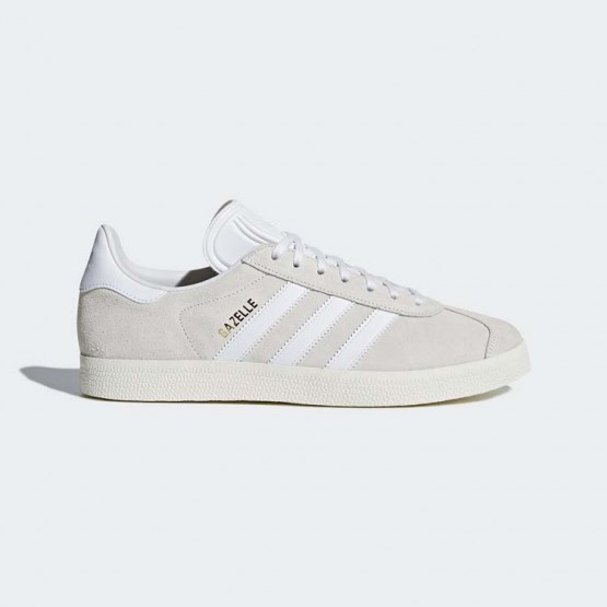 Mens Crystal White Adidas Originals Gazelle Shoes 335HGRXA->Adidas Men->Sneakers