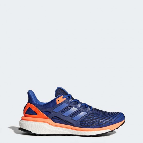 Mens Collegiate Royal/Satellite/Warning Adidas Energy Boost Running Shoes 341VEJAW->Adidas Men->Sneakers