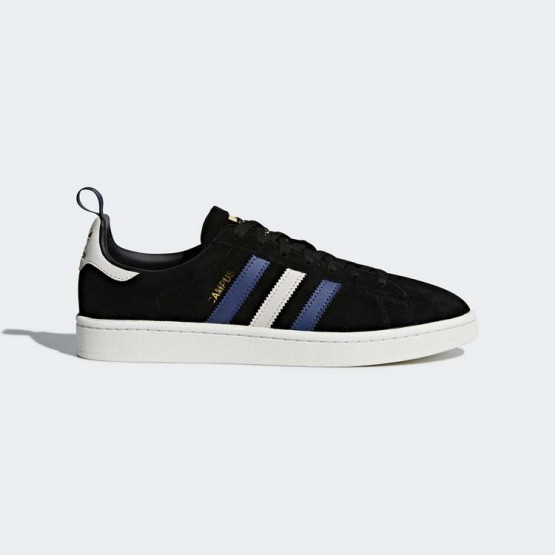 Mens Core Black/Clear Brown/Noble Indigo Adidas Originals Campus Shoes 344VXOPN->Adidas Men->Sneakers