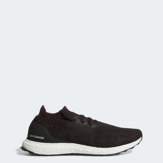 Mens Core Black/Dark Burgundy Adidas Ultraboost Uncaged Running Shoes 357RZDFT->Adidas Men->Sneakers