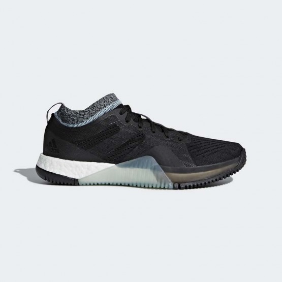 Womens Core Black/Black Adidas Crazytrain Elite Training Shoes 402ILRSD
