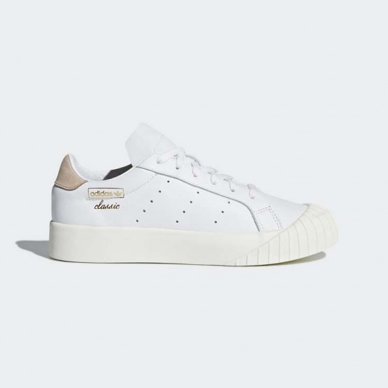 Womens White/Ash Pearl Adidas Originals Everyn Shoes 403FROGC->Adidas Women->Sneakers