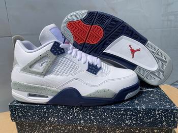 wholesale cheap nike air jordan 4 Midnight Navy shoes aaa->nike air jordan->Sneakers