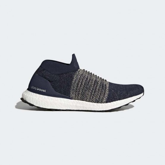 Mens Dark Blue Adidas Ultraboost Laceless Running Shoes 413TKZQR->Adidas Men->Sneakers