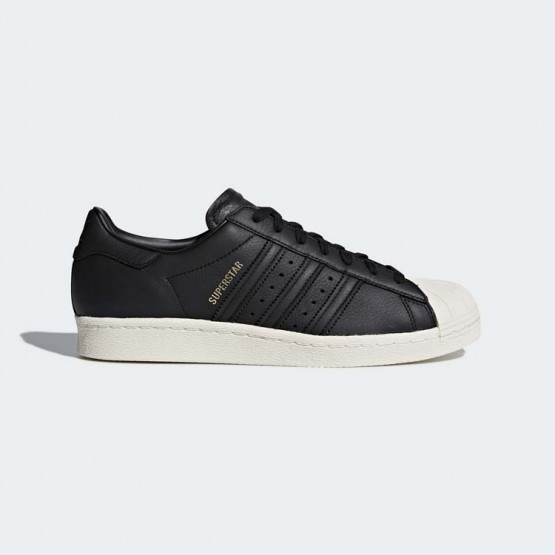 Mens Core Black/Green/Red Adidas Originals Superstar 80s Shoes 440PWBGA->Adidas Men->Sneakers