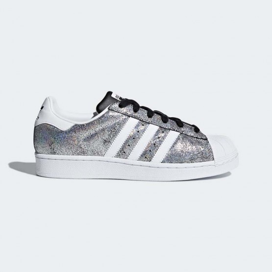 Womens Black/White/Core Black Adidas Originals Superstar Shoes 457JSKTC->Adidas Women->Sneakers