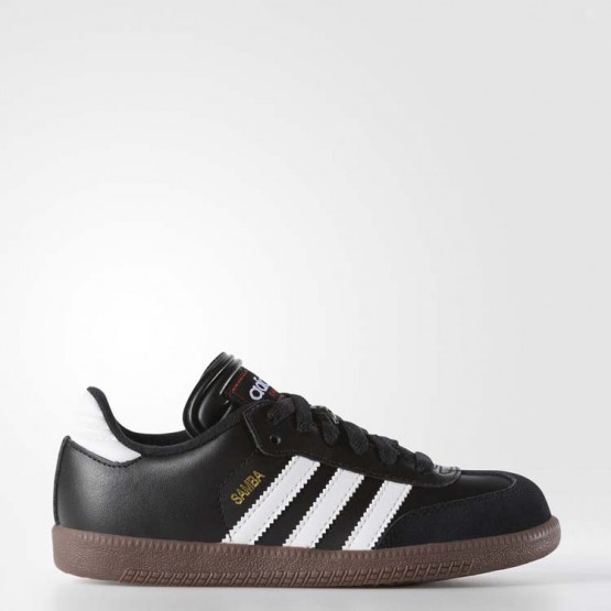 Kids Black/White Adidas Samba Classic Soccer Cleats 458XSPWJ