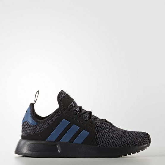 Kids Core Black/Blue Night/Black Adidas Originals X_plr Two-tone Knit Shoes 459MHVYO->Adidas Kids->Sneakers