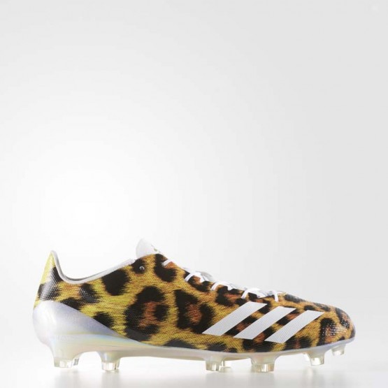 Mens White Ftw/Metallic Gold/Black Adidas Adizero 5-star 40 Uncaged Cleats Football Cleats 474ZAMCT->Adidas Men->Sneakers