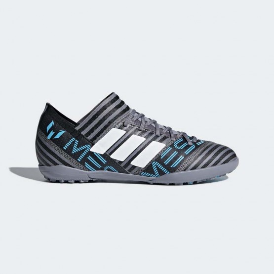 Kids Grey/White/Black Adidas Nemeziz Messi Tango 17.3 Turf Soccer Cleats 476HYPVJ->Adidas Kids->Sneakers