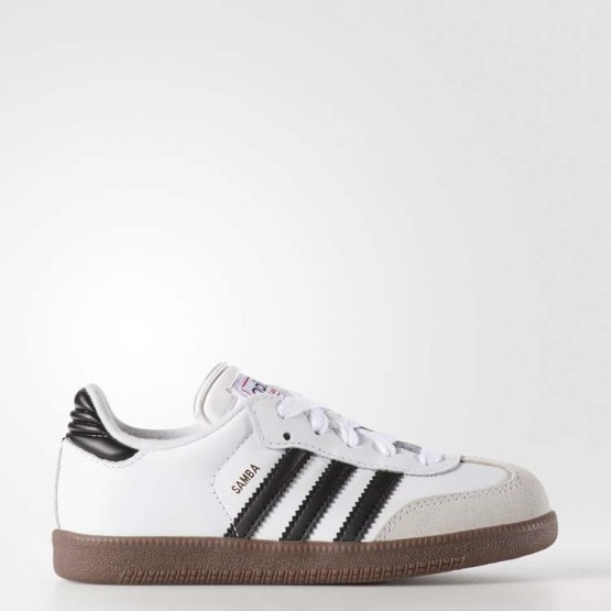 Kids White Ftw/Black/White Adidas Samba Classic Soccer Cleats 484UWQSO->Adidas Kids->Sneakers