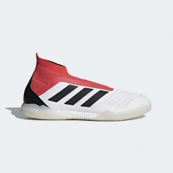Mens White/Black Adidas Predator Tango 18+ Indoor Cleats Soccer Cleats 487EDFKJ