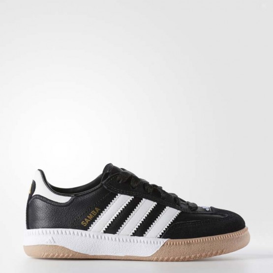 Kids Black/White Adidas Samba Soccer Cleats 511SLBJD
