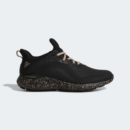 Womens Core Black/Ash Pearl Adidas Alphabounce 1 Running Shoes 517QXUAM