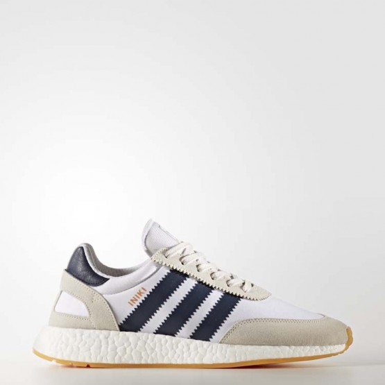 Mens White/Collegiate Navy Adidas Originals I-5923 Shoes 532EMRNF->Adidas Men->Sneakers