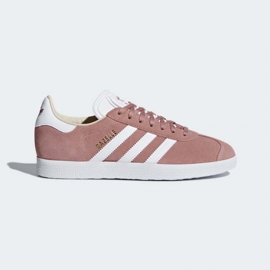 Womens Ash Pearl/White Adidas Originals Gazelle Shoes 535AMPUZ->Adidas Women->Sneakers