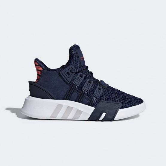 Kids Collegiate Navy Adidas Originals Eqt Basketball Adv Shoes 549QELMF