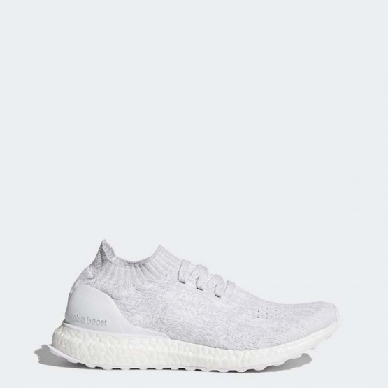 Womens White/Crystal White Adidas Ultraboost Uncaged Running Shoes 560EIQFS