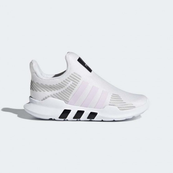 Kids White Adidas Originals Eqt Adv 360 Shoes 562ITJPL->Adidas Kids->Sneakers