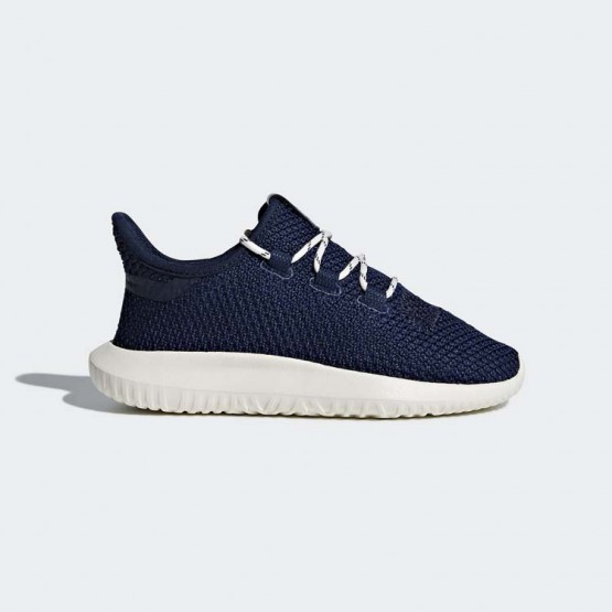 Kids Collegiate Navy/Chalk White Adidas Originals Tubular Shadow Shoes 579CROIK