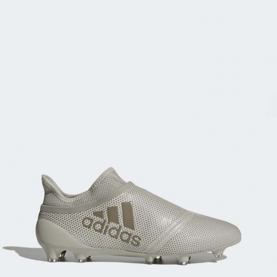 Mens Light Grey Adidas X 17+ Purespeed Firm Ground Cleats Soccer Cleats 600XNZUM->Adidas Men->Sneakers